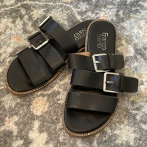 Leather Slides